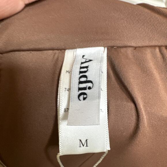 Andie Swim The Scala Top Strapless Bandeau in Espresso Size Medium NWT - Picture 6 of 8